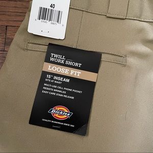 Dickies twill work shorts